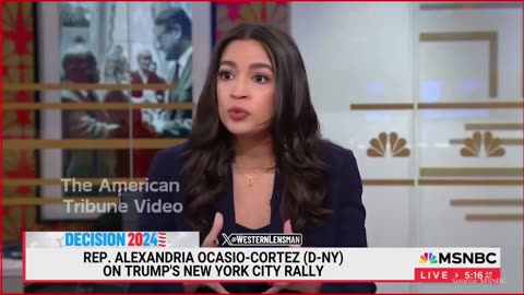 WATCH: AOC Melts Down on MSNBC, Throws On-Air Tantrum Over Trump Rally