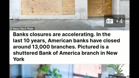 Banks are shutting hundreds of branches a year~Here is what to do if your bank closes