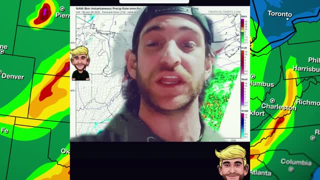 Trump The Weatherman Fills you in on what to expect with the Big Storm!