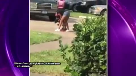 MOM PULLS GUN :: teen Girl fighting