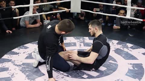 KHABIB NURMAGOMEDOV VS MICHAEL JOHNSON. GROUND CONTROL AGAINST THE CAGE - STAR TECHNIQUES