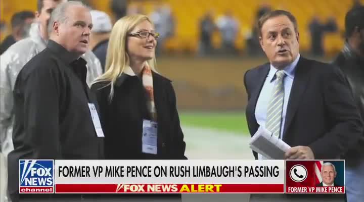 Mike Pence Pays Tribute to Rush Limbaugh