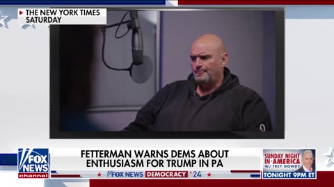 Fetterman is all praises for Donald Trump’s campaign