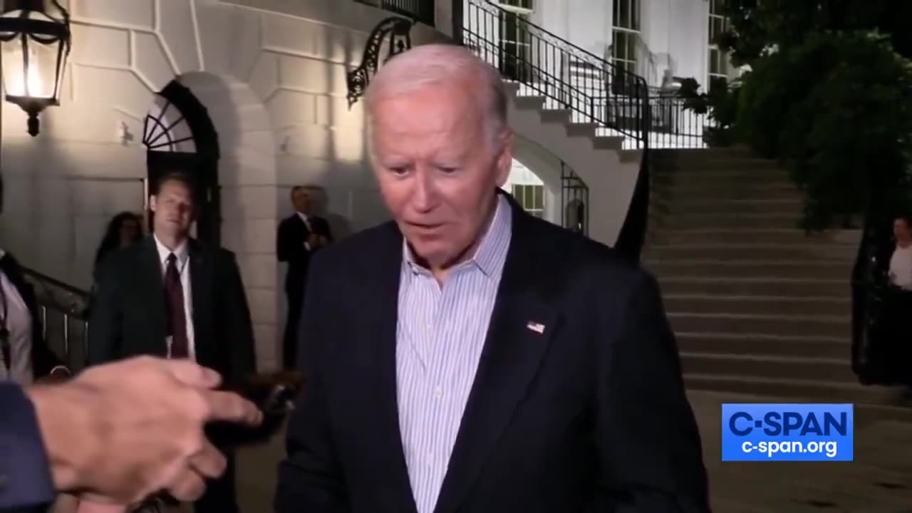 BIDEN: "I can't go out in crowds anymore. The Secret Service won't let me."