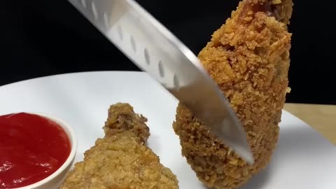 Crispy Fried Chicken ASMR Cooking #chicken #shorts #food #cooking #indianasmrworld #asmr #nonveg