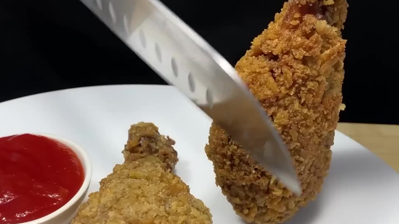 Crispy Fried Chicken ASMR Cooking #chicken #shorts #food #cooking #indianasmrworld #asmr #nonveg