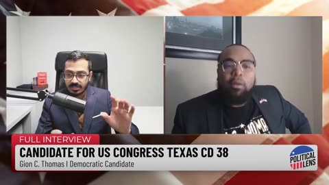 2024 Candidate for US Congress Texas Congressional District 38 - Gion C. Thomas | Democrat