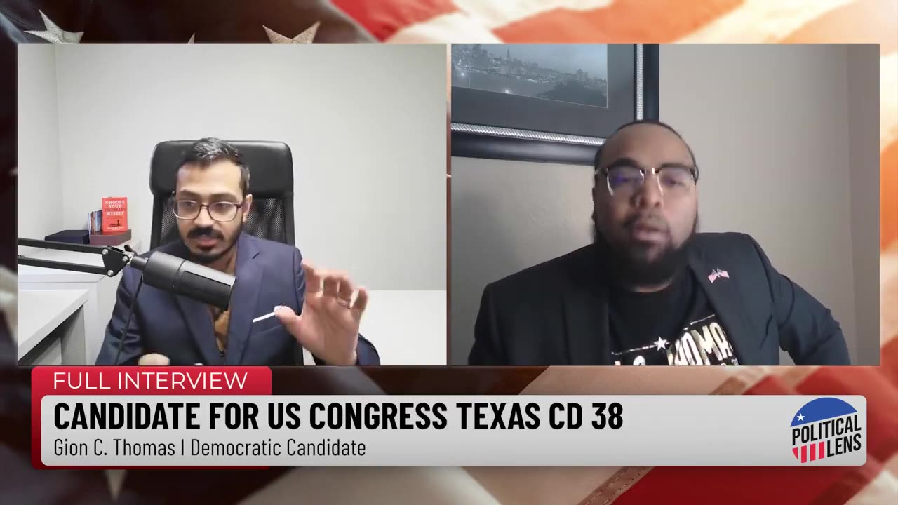 2024 Candidate for US Congress Texas Congressional District 38 - Gion C. Thomas | Democrat