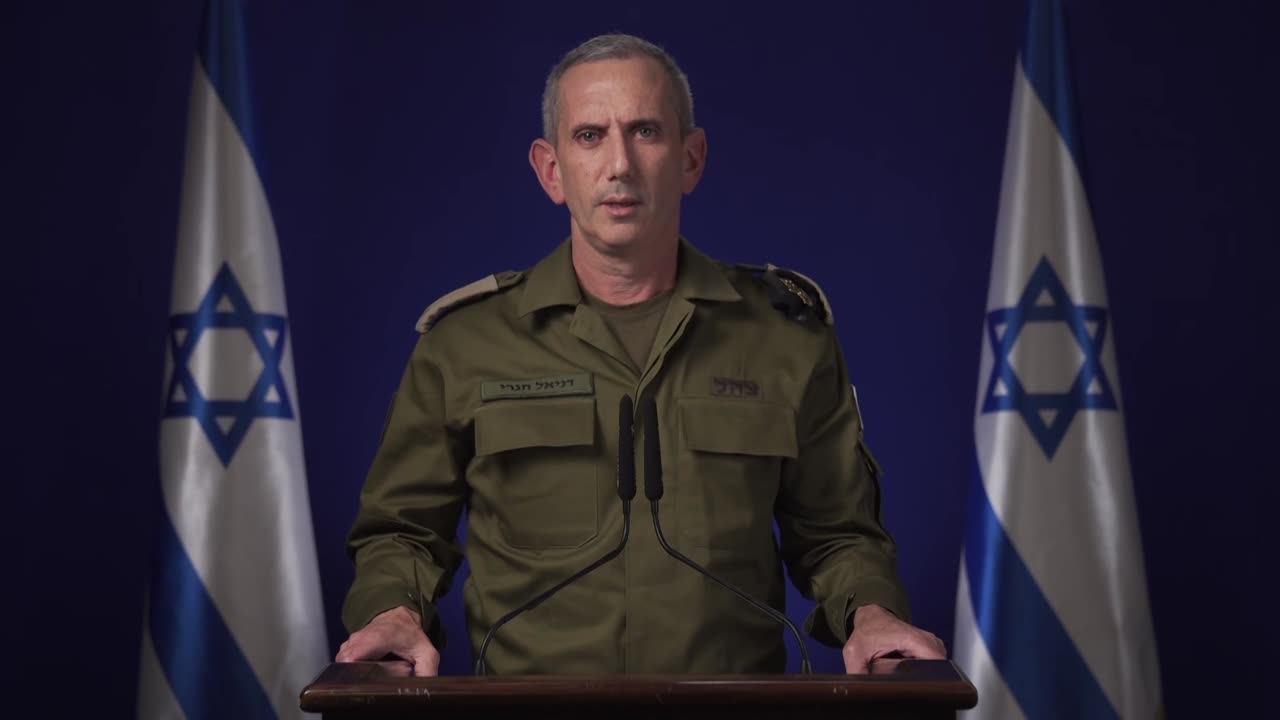 IDF Spokesperson, Rear Admiral Daniel Hagari: