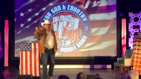 Juan O'Savin (JFK Jr.) at Patriots Double Down 10/24/21