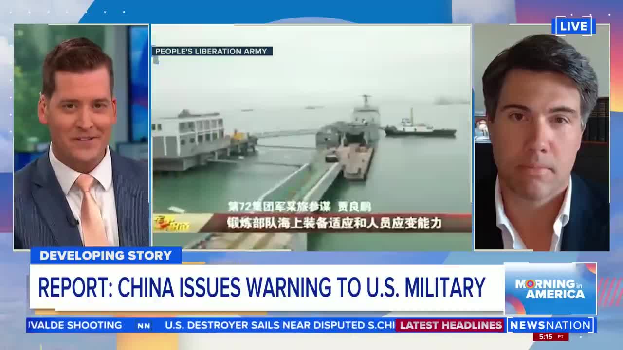 Report: China issues warning to U.S. military | Morning in America