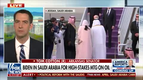 Sen. Tom Cotton Destroys Biden After His Flip Flop On The Saudi's