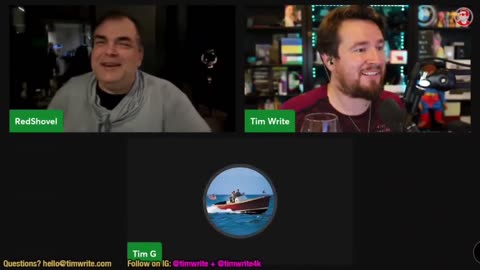 Archie Luxury jumps on the Tim Write stream