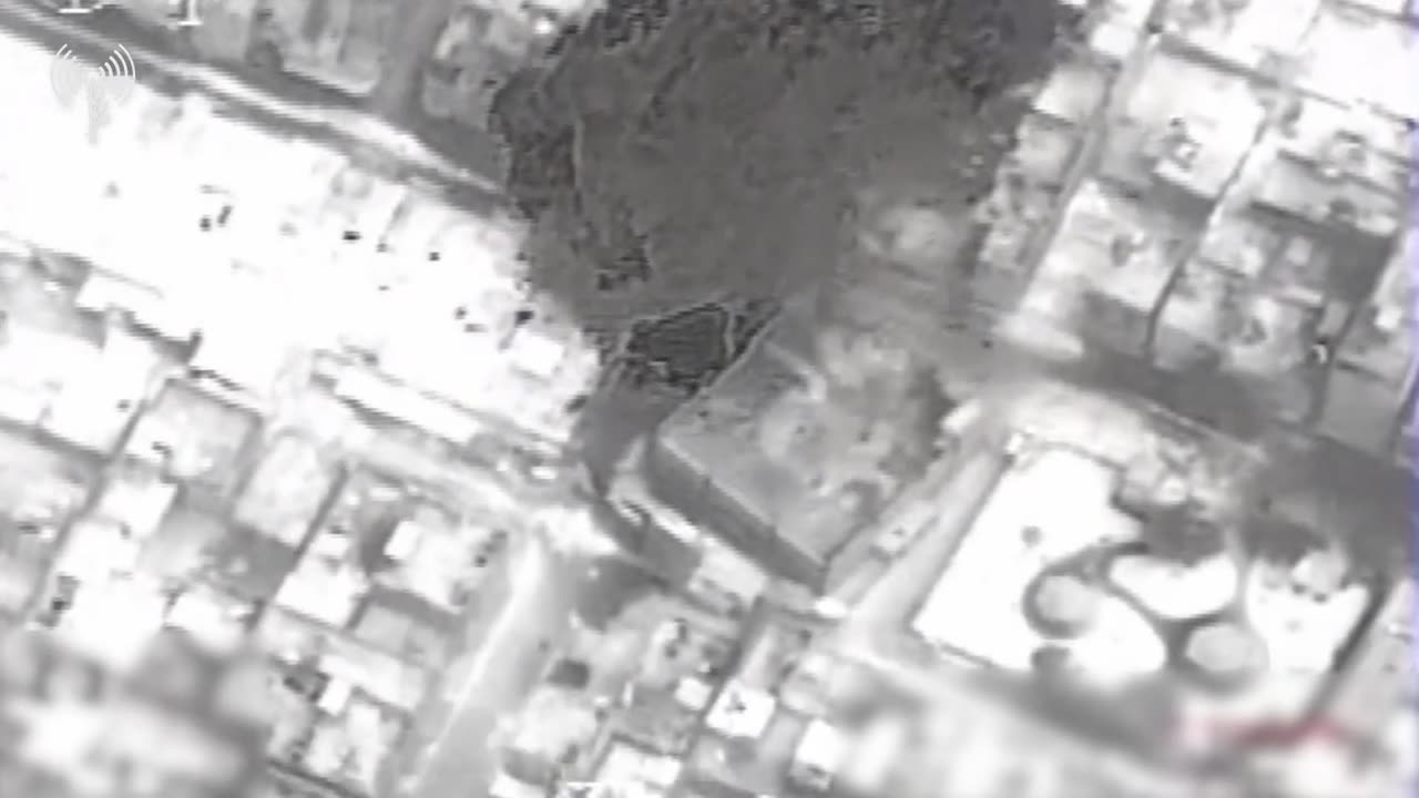 Footage of Israel airstrikes in Gaza on the night of Oct 26-27.