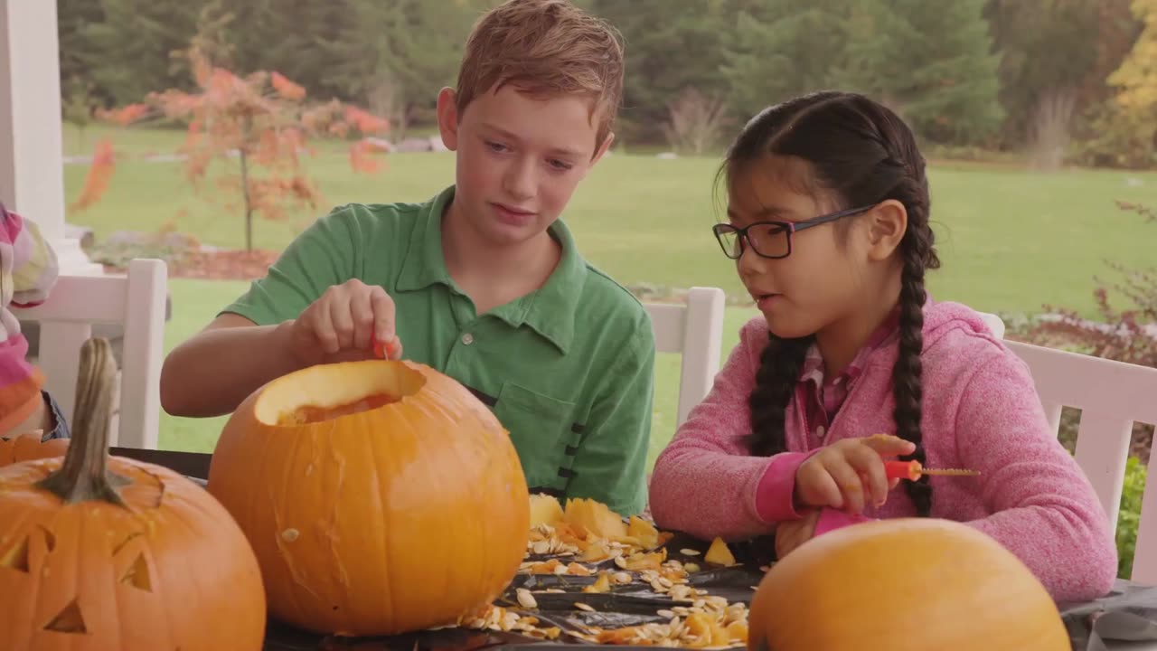 Pumpkin Carving Fun for Kids! 🎃