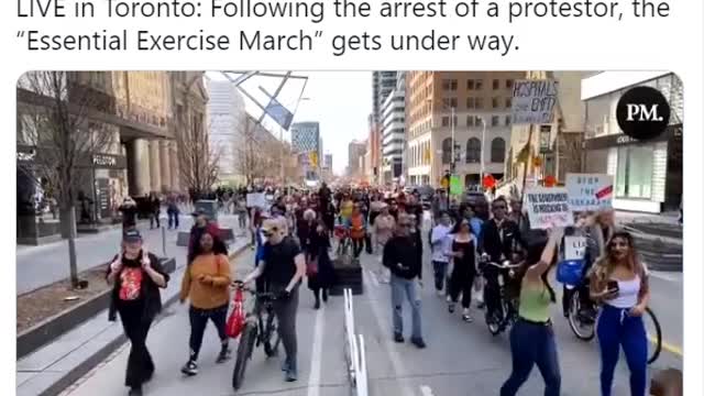 Happening NOW - Toronto Streets Erupt In Protest!