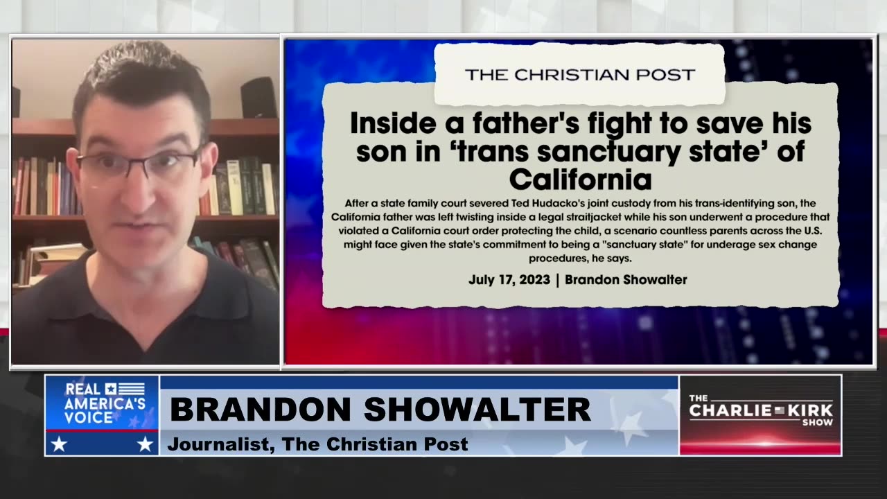 Brandon Showalter's Warning: If You Don't Want to Lose Your Child to the Trans Mob, Vote For Trump