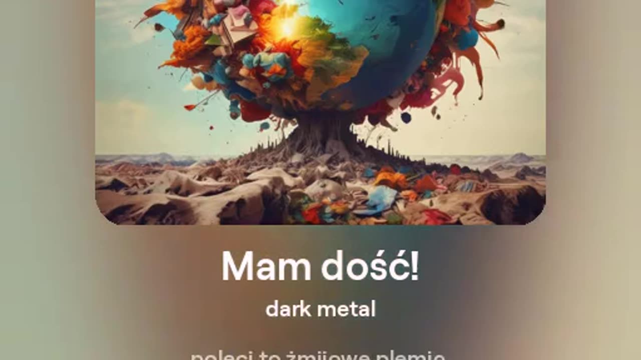 6f5a - Mam dość! - dark metal - tekst Ewa Lipka, śpiew i muzyka SI/AL 🎵 - 11.06.2024 rok