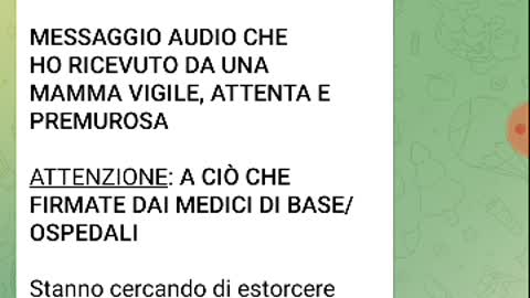 ATTENZIONE a ciò che firmate da MEDICI/OSPEDALI. Cercano di estorcere il CONSENSO FES