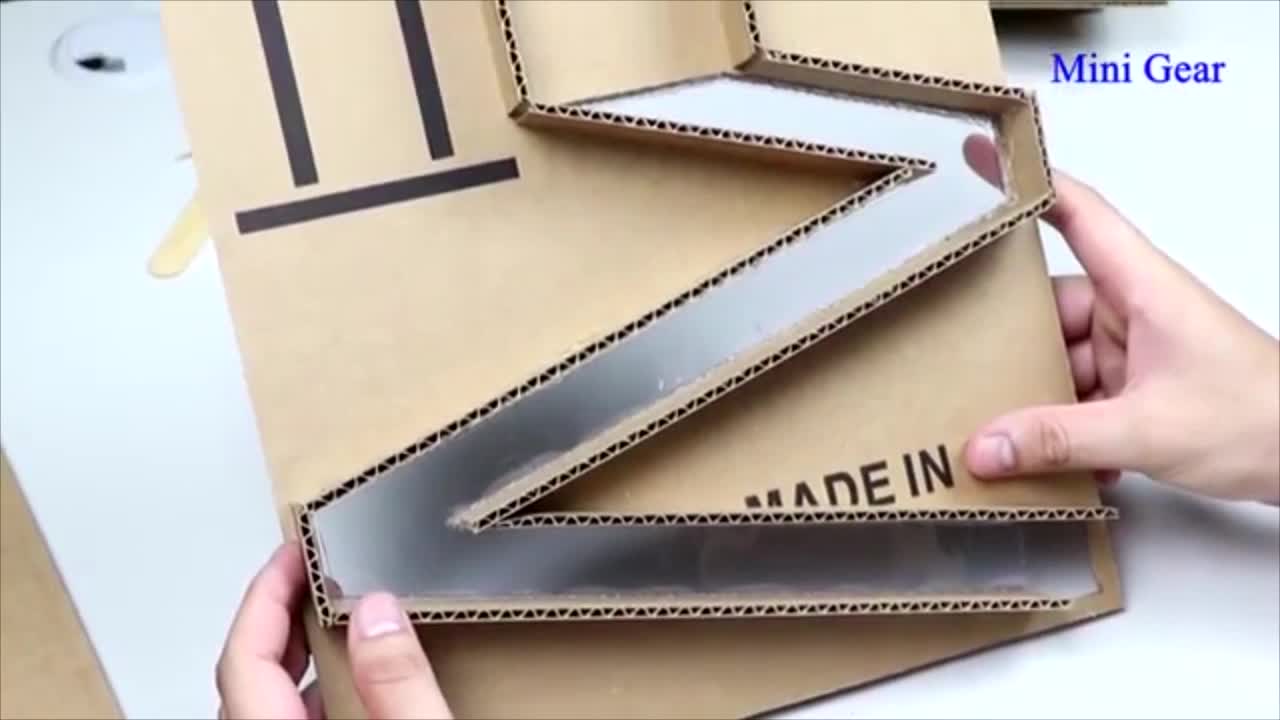 Small Cardboard Can Make All Kinds Of Shapes.