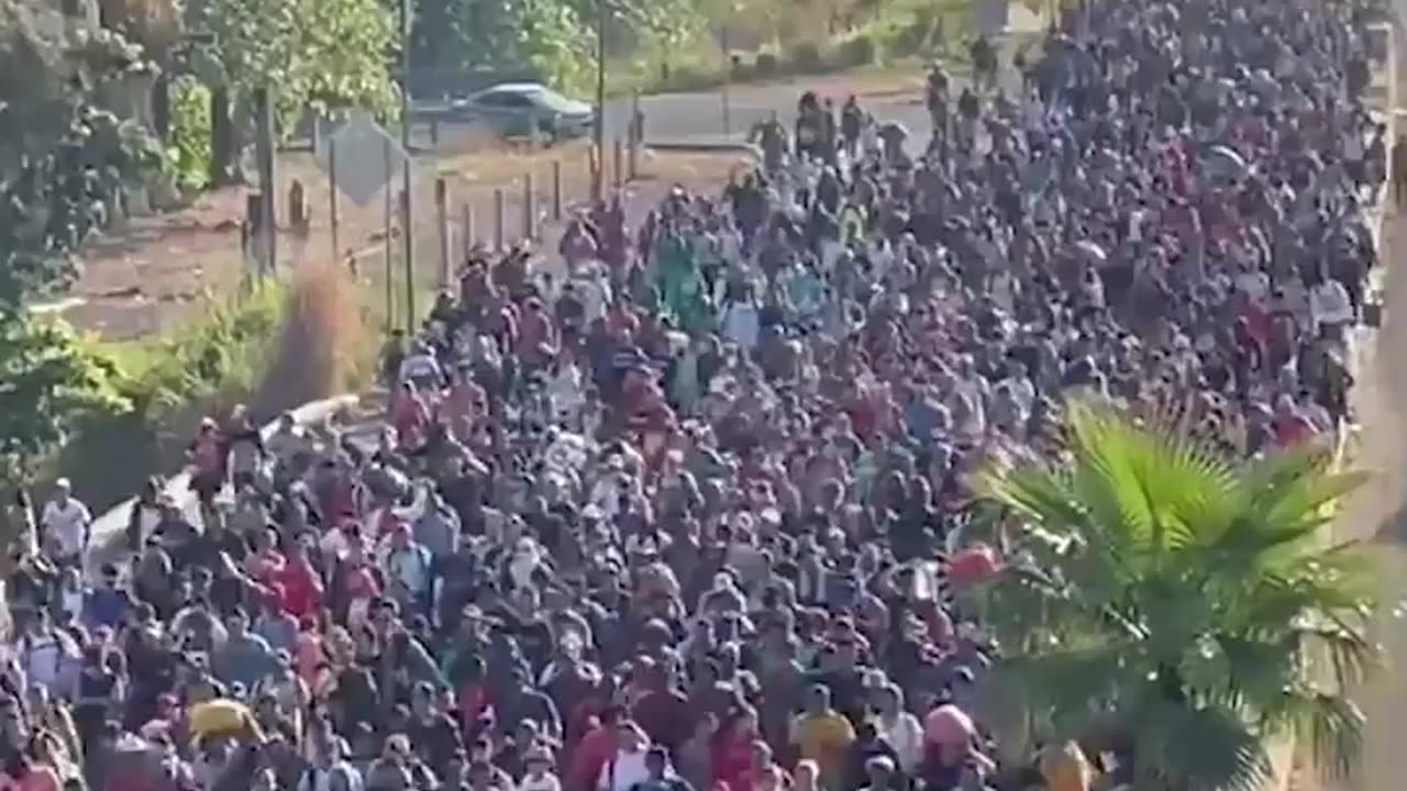 The latest wave of invaders en route to the US ‘border’