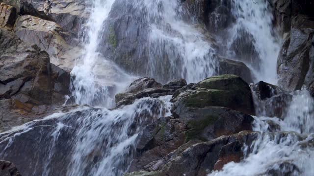 water flowing in the beautiful