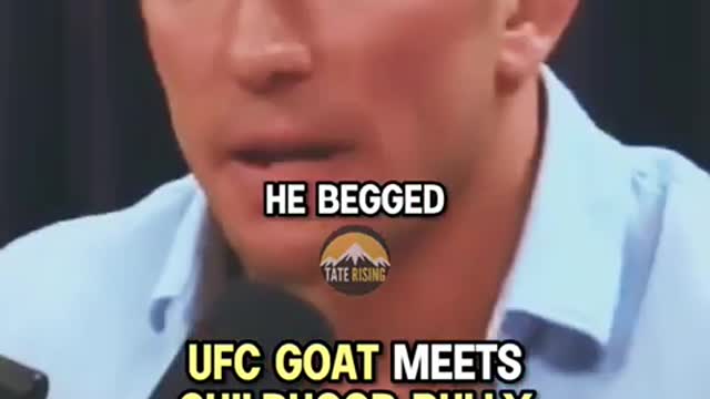 UFC goat meets childhood bully