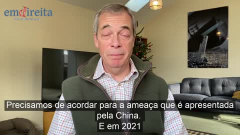 Nigel Farage aponta as armas à China