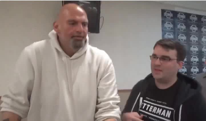 Creepy weirdo Pennsylvania Democrat John Fetterman Ignores Questions When Asked if He’s Afraid to Debate Dr. Oz