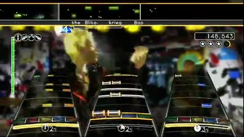 Rock Band (Special Edition) Nintendo Wii Gameplay - Rock