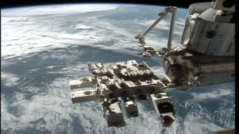 HURRICANE IDALIA IS SEEN FROM THE INTERNATIONAL SPACE STATION AFTER LANDFALL