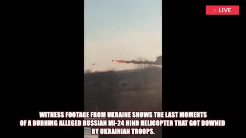 Russian Ka-52 helicopter Crashes Into Kyiv