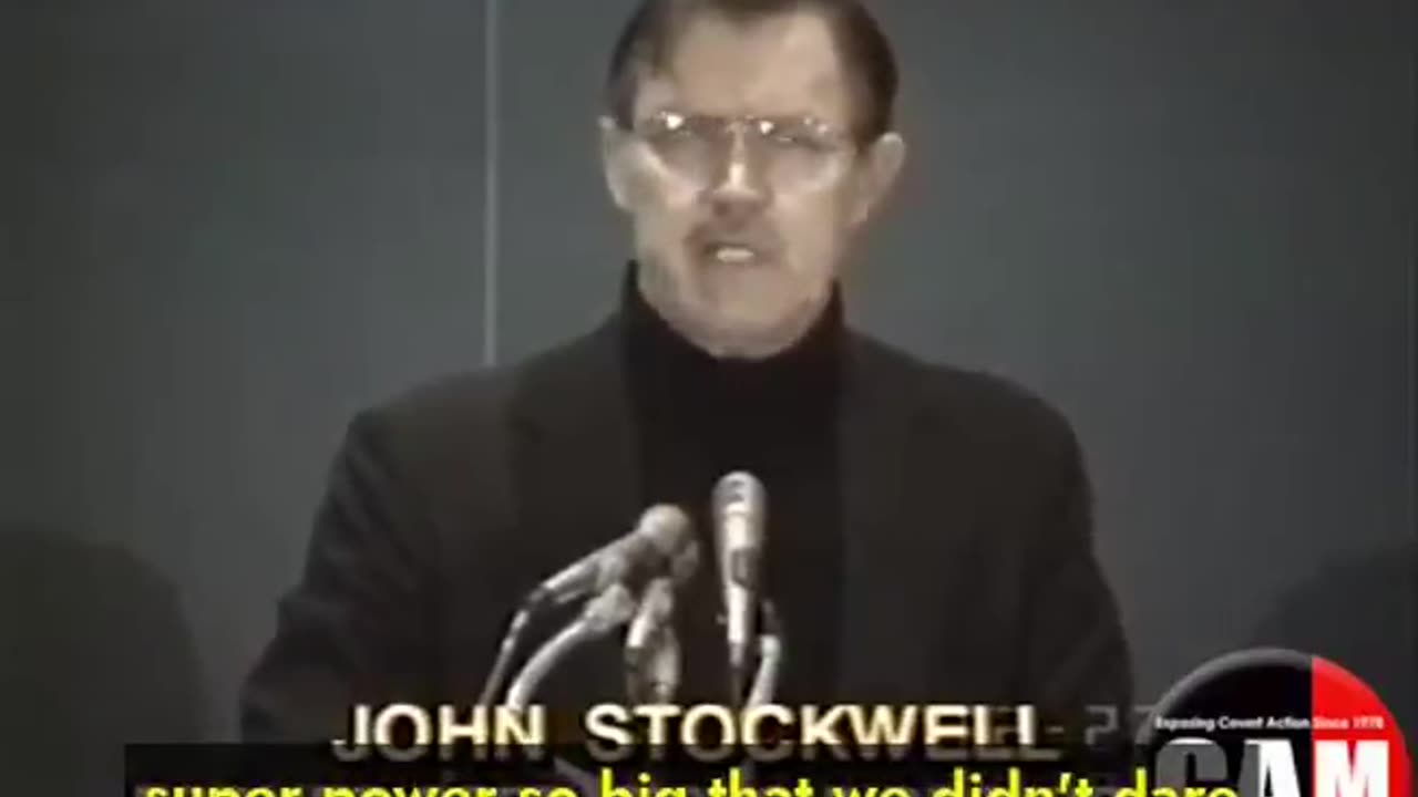 "We've Killed At Least 6 Million People." - CIA Whistleblower John Stockwell (1989)