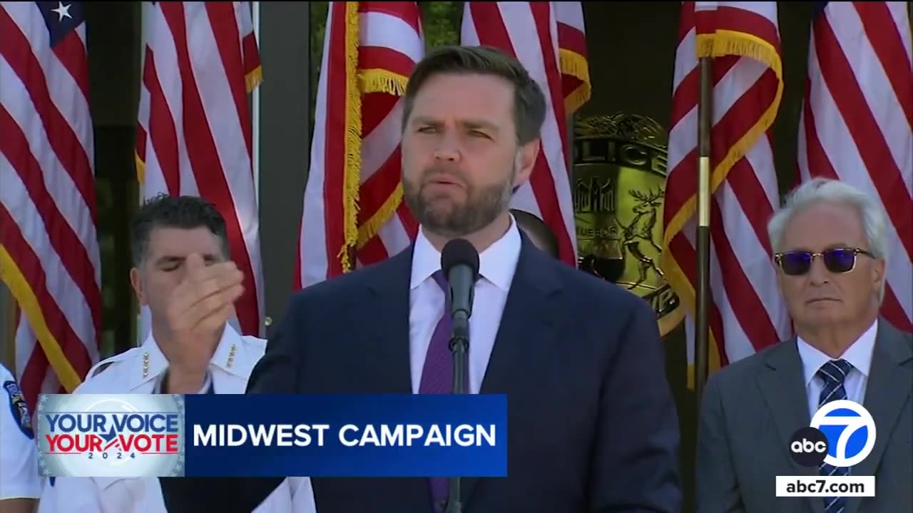 Kamala Harris, Tim Walz rally in Midwest as JD Vance shadows their moves