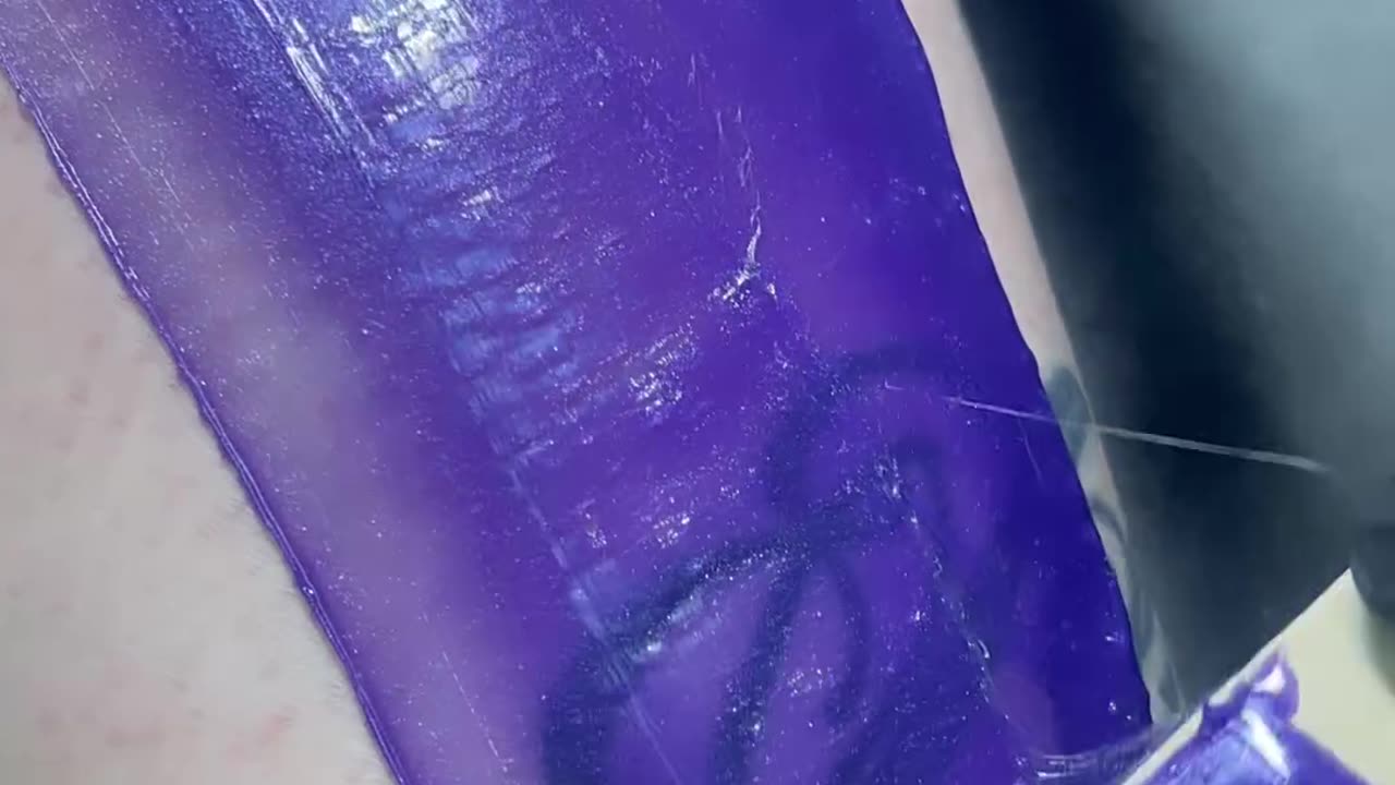 Leg Waxing Tutorial with Sexy Smooth Hypnotic Purple Seduction Hard Wax | Hypnotic Purple Seduction