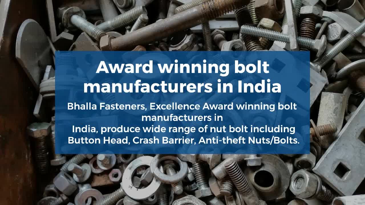 Best Quality nut bolt manufacturer in Ludhiana - Bhalla Fasteners,IN