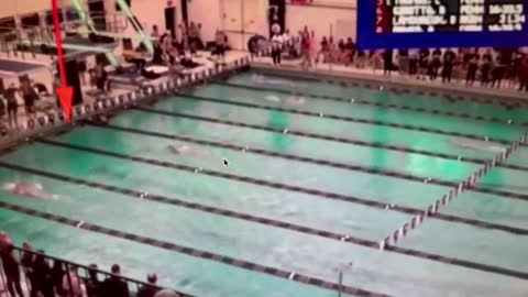 Former man wins U.S. women's swimming competition