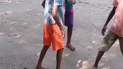 Football play by children