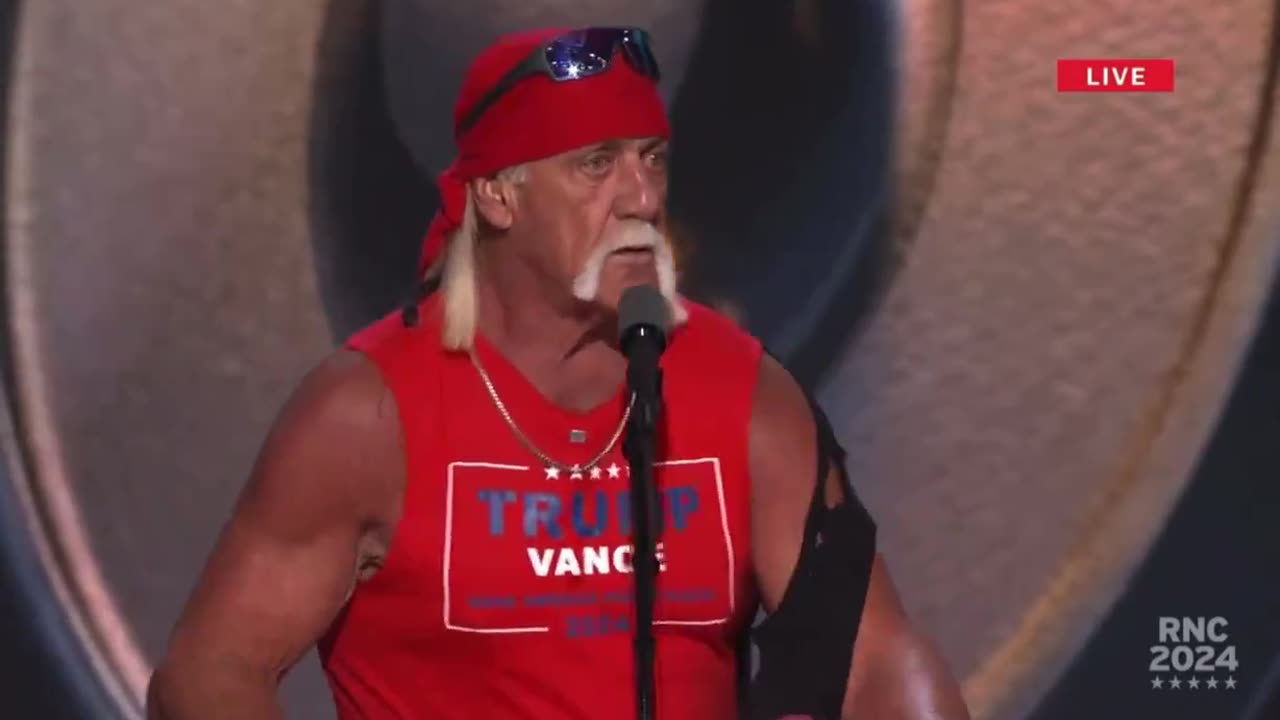 Hulk Hogan Kicks OFF "Trumpmania" at 2024 RNC