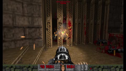 Brutal Doom - Plutonia - Pistol Start - Hard Realism - Neurosphere (MAP18)