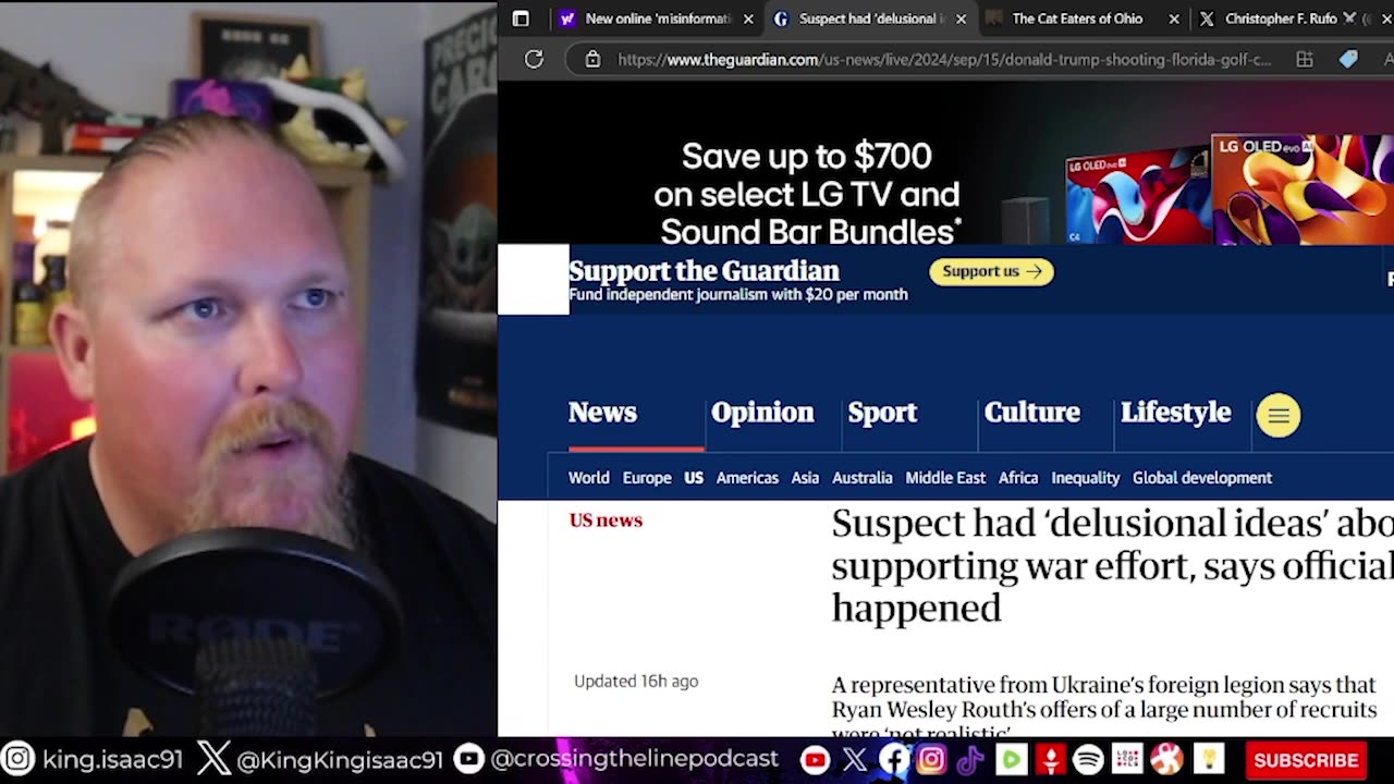 THEY ARE EATING THE CATS, AUSTRALIA BANS FREE SPEECH, TRUMP ASSASSIN ARRESTED