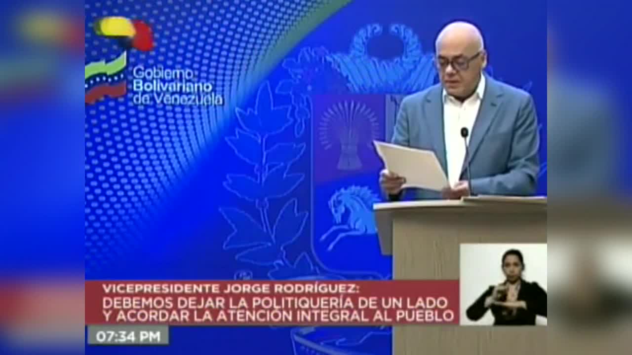 Gobierno y la oposición firman acuerdo para atender la COVID-19 en Venezuela