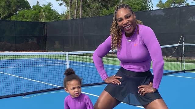 Serena Williams' Daughter Olympia Breaks Out Dance Moves