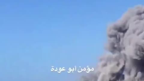 Massive bombardment by the Israeli Air Force on a Hamas cell that used a