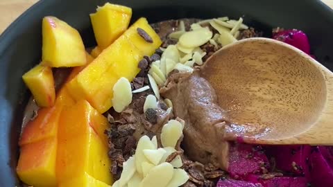 Fruity Bowl with Chocolate Mix