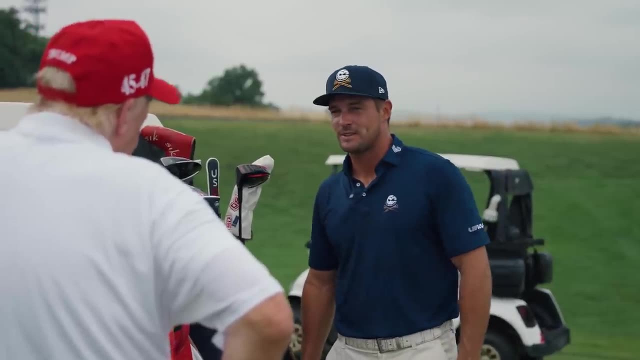 Donald Trump (78) and Bryson DeChambeau (30) Shoot 50 (-22)!!!