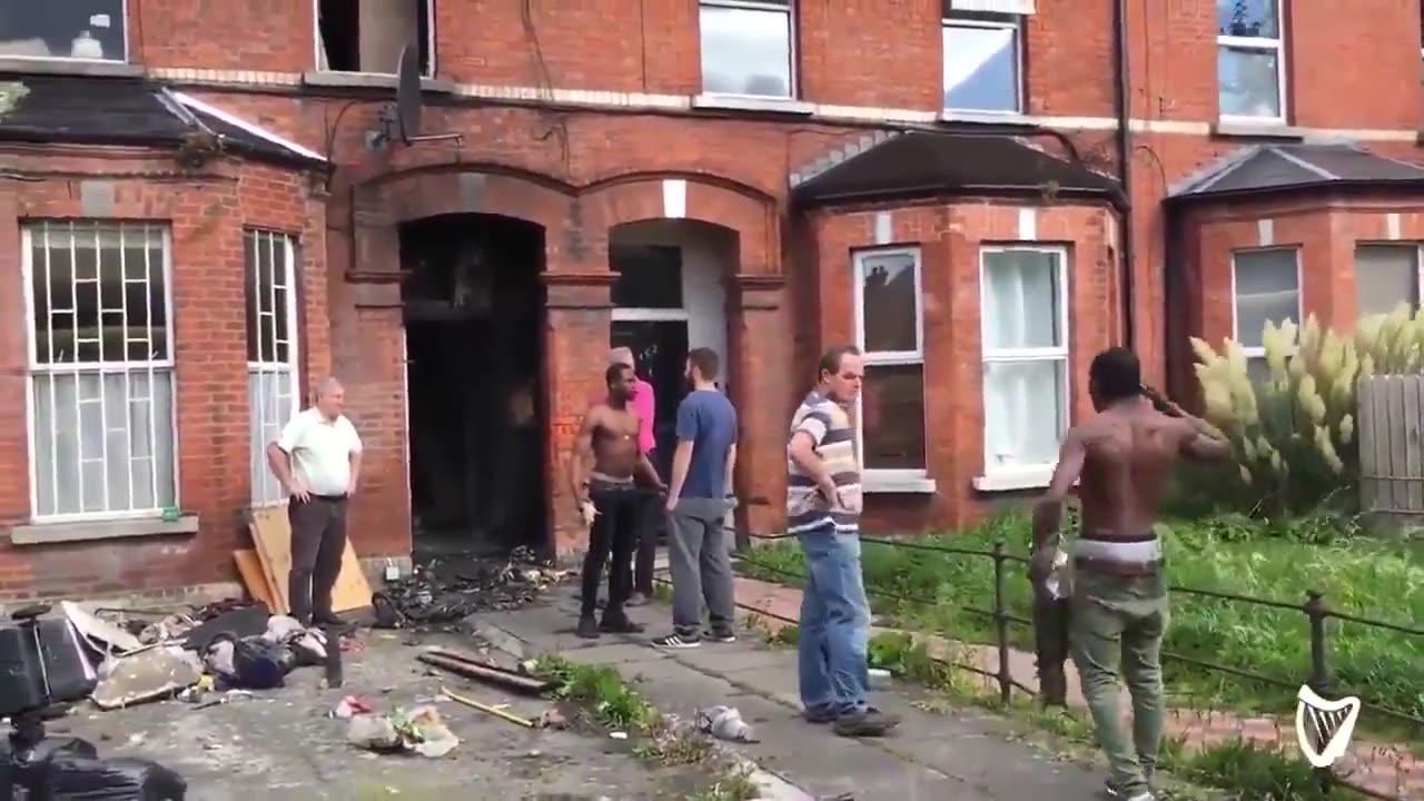 Migrants Destroy Landlords House in Ireland