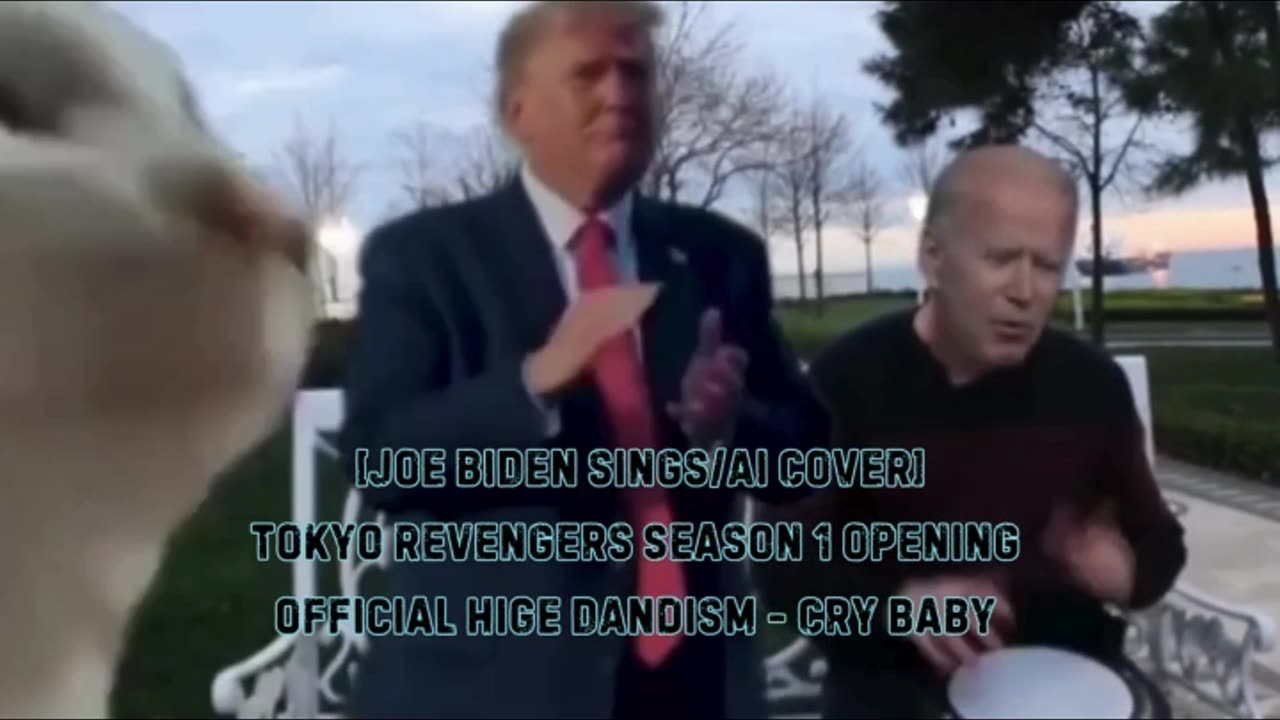 [Joe Biden sings/AI Cover] Tokyo Revengers Season 1 Opening 1 Official HiGE DANdism - Cry Baby