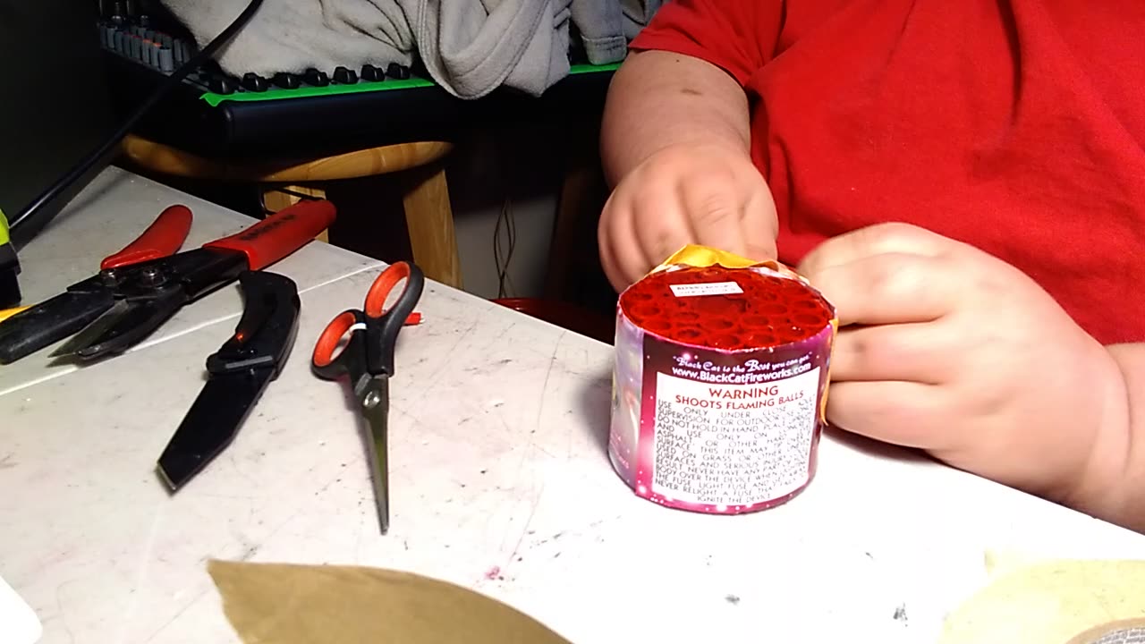 how i fuse a color pearl fireworks cake