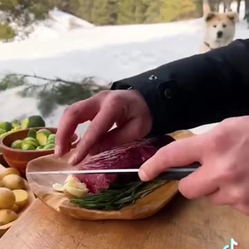 Forest cooking 👌#shorts